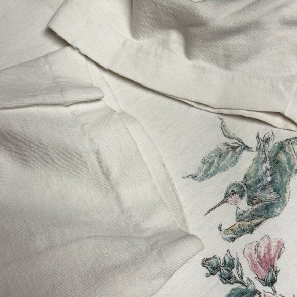 Vintage Northern Reflections T Shirt Medium 21.5x25 Humming Bird Nature 90s Y2K - Picture 8 of 13